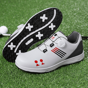 Обувь для гольфа нового циферблата с ограниченной распродажей 4e шириной подойдет -легкая спортивная обувь спортивная обувь для гидроизоляции -оборудованная белая белая*красный