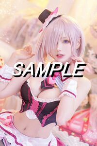 【CP-153　FGO　マシュ・キリエライト　03】　L判写真10枚　海外コスプレ　Cosplay photo　10sheets　Fate Grand Order