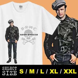 S～XXL☆【送料無料・新品・即決】乱暴者 マーロン・ブランド Wild One トライアンフ 映画 バイク ロッカーズ Punk Rockers アメ車 単車