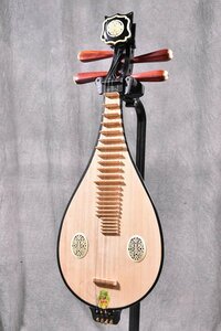 DUNHUANG 柳琴 リュート 型式 654 上海民族楽器 ★ケース付属