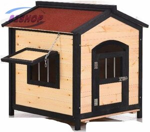 [81SHOP] kennel large dog outdoors dog house cat house dog . wooden waterproof cage kennel kennel cage large middle kennel pet. kennel outdoors. cat small shop protection against cold 