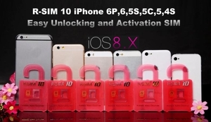 送料無料 R-SIM10 SIMロック解除アダプター iPhone6/Plus/5S/5C SB AU 互換品