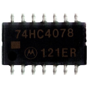 電子部品 ロジックIC 74HC4078 SOP モトローラ MOTOROLA 8入力OR/NORゲート 8-Input OR/NOR Gate 1.27mm 未使用 8個 論理 デジタルの画像2