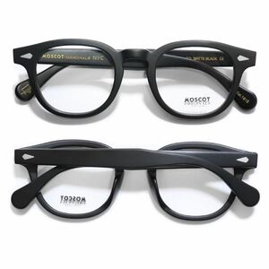 新品未使用☆ MOSCOT モスコット LEMTOSH レムトッシュ 眼鏡 メガネ Matte Black マットブラック 46