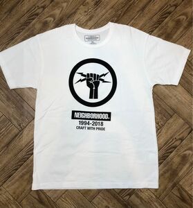 NEIGHBORHOOD FORCE C-TEE - WHITE L size