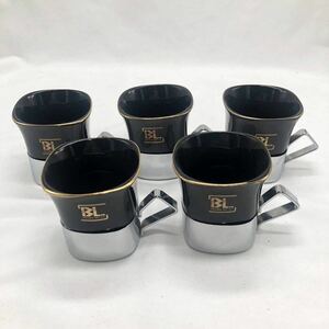 コーヒーカップ 5個セット カップ&ソーサー BL ブラック KN-U0C2