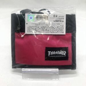  Thrasher THRASHER neck pass case name holder card-case pass case change purse . pink KN-G50O