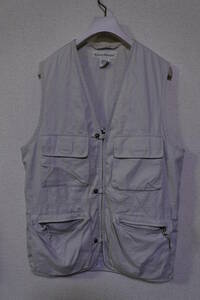 90's BANANA REPUBLIC Safari Vest size XS バナリパ サファリベスト アイボリー タイ製
