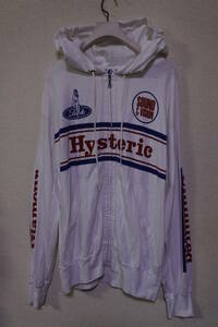 HYSTERIC GLAMOUR SOUND＆VISION Hoodie size M ヒステリックグラマー パーカー ホワイト 日本製