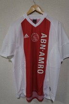 02-04 アヤックス #23 ファンデルファールト ユニフォーム adidas size M-O 1st ホーム AJAX VAN DER VAART_画像2