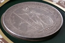 ☆未開封 1911年 イギリス 貿易銀 ブリタニア立像 壹圓銀貨 貿易ドル フランクリンミント「世界の偉大な歴史的コイン」シリーズ☆_画像2