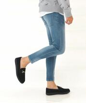 The DUFFER of ST.GEORGE RE PET 5PKT SUPER SKINNY DENIM：サステナブル リサイクル ユーズド加工 スーパースキニーデニム_画像2