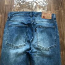 The DUFFER of ST.GEORGE RE PET 5PKT SUPER SKINNY DENIM：サステナブル リサイクル ユーズド加工 スーパースキニーデニム_画像9