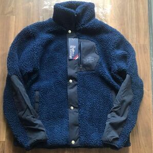 The DUFFER of ST.GEORGE BOA FLEECE JK：ボアフリースジャケット ライトアウター S紺の画像6