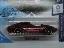 【US流通版：貴重】HOTWHEELS ホットウィール TOYOTA 2000 GT トヨタ 2000 GT マルーン TOKYO2020_画像3