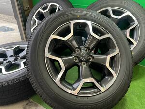 ★バリ山★スバル GP系 XV 純正 ホイール＋スタッドレスタイヤ付き4本 2018年製造 BRIDGESTONE BLIZZAK VRX 215/60R17 フォレスター