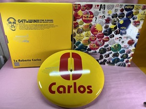 918★値下げ☆PEPSI　ペプシ　ビッグバッジクロック　缶バッジ型　壁掛け時計　Carlos　箱付　現状品☆★