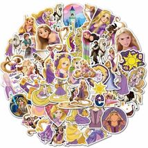 【 ラプンツェル 】プリンセス Disney ディズニー ステッカー シール 50枚入 ごほうびシール_画像7