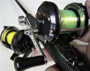 # Ryobi завод KK* catcher Mini 50+ Olympic * Midget # который . левый рука .. руль 