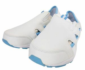 CG4093* new goods nurse shoes ventilation lavatory OK 2way sole cushion light weight one leg 180g S size ( 22.0cm~ 22.5cm) blue blue postage 510 jpy 