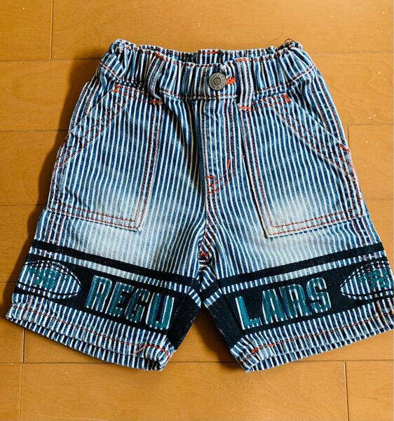 美品◎FO KIDS◎ストライプデニム809095 エフオーキッズ