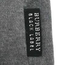 即決★BURBERRY BLACK LABEL★メンズL 廃版 Tシャツ バーバリーブラックレーベル 3 ノバチェック ヘンリーネック カットソー 長袖_画像7