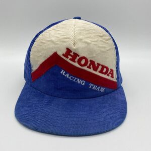 希少　90s　ヴィンテージ　HONDA ホンダ　コーデュロイ　トラッカーキャップ　レース