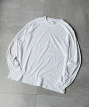 新品未使用 ギルダン 6oz ウルトラコットン 無地 長袖Tシャツ ロンT 白 ホワイト ベージュ ２枚セット Mサイズ ユニセックス GILDAN_画像3