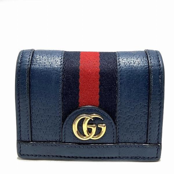 新品 未使用 グッチ GUCCI メンズ レディース 折り財布 シェリーライン-