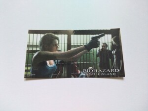 バイオハザード：デスアイランド ステッカーコレクション　ジル・バレンタイン 　Resident Evil　映画　Biohazard: Death Island