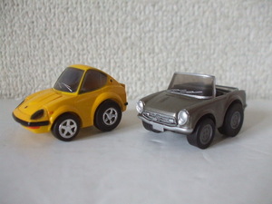 チョロQ [NSC ノスタルジックスポーツカー ホンダ S800]&[J'S Tipo HLS30 DATSUN 240ZG フェアレディ]　昭和レトロカー　2台セット