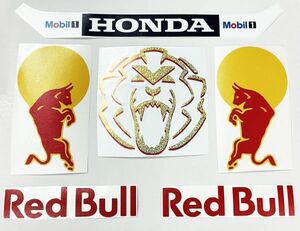  high quality! Max feru start  pen full sticker set helmet 2021 year Red Bull Honda decal F1 visor sticker HONDA 1