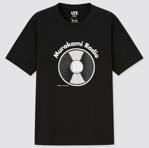 新品 Mサイズ Haruki Murakami UT 村上春樹 Tシャツ 半袖 村上RADIO-レコード 綿100％