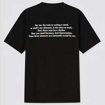 新品 Mサイズ Haruki Murakami UT 村上春樹 Tシャツ 半袖 村上RADIO-レコード 綿100％_画像2