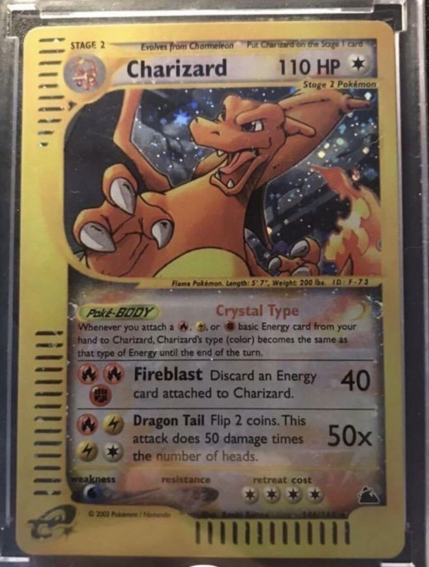 ヤフオク! -「ポケモンカード リザードン クリスタルタイプ」の落札