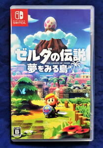 【動作確認済／美品】2019年　Nintendo Switch専用ソフト　ゼルダの伝説 夢をみる島　ケース付き　リメイク版　中古　任天堂