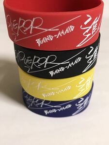 BAND-MAID ラバーバンド　4個セット　バンドメイド