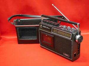 昭和レトロ AIWA TPR-602 AM/FM 2バンド アンティーク ラジオカセットレコーダー【動作品】