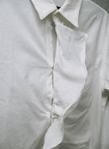 Y's Yohji Yamamoto Soft Cotton Long Shirt 2 White （ ワイズ ヨウジヤマモト ロング シャツ 2 美品 春夏 白 リミフゥ ワンピース Dress_画像3