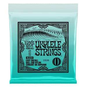 *ERNIE BALL Ernie Ball 2326 black * nylon ball end ukulele string 1 set * new goods / mail service 