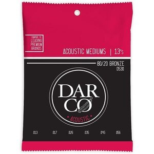 ★DARCO ダルコ D530 [13-56] ACOUSTIC/Medium アコースティックギター弦 5セット★新品/メール便