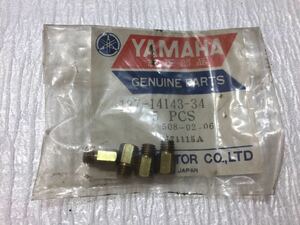 9E9 Yamaha main jet #170 4 piece set original new goods 137-14143-43 photographing therefore, breaking the seal did.