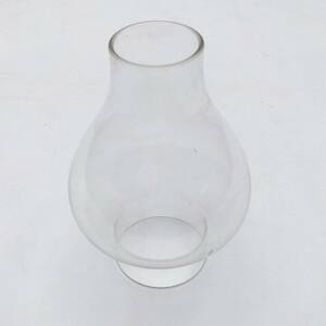 硝子製 オイルランプのホヤ ガラス製 気泡硝子 昭和レトロ 高さ約120㎜ 口径：下部 外径48㎜ 内径46㎜ 上部 外径36㎜ 内径32㎜ 【3305】