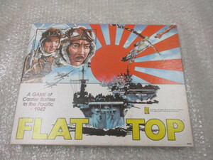 再値下げ　中古　ジャンク　Avalon Hill　アバロンヒル　 FLAT TOP 　日米航空母艦の戦い　（駒無し、ホビージャパンの日本語解説書付き）