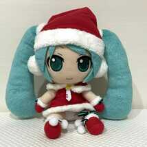 【LAST賞 初音ミク サンタVer. ぬいぐるみ】グッスマくじ 初音ミク 2012 Winter Ver. ねんどろいどぷらすぬいぐるみシリーズ 座高約17cm_画像3