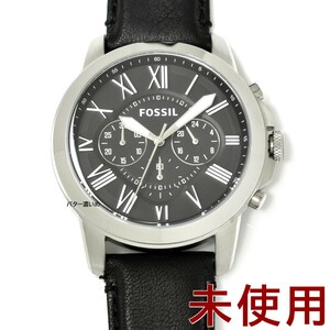 フォッシル FOSSIL 腕時計 メンズ クロノグラフ 革ベルト レザーベルト FS4812 ブラック文字数 クオーツ 未使用品 箱なし