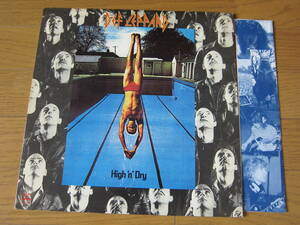 □ DEF LEPPARD HIGH AND DRY 米盤オリジナル 美品！ B面RLカット！！