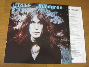 □ TODD RUNDGREN HERMIT OF MINK HOLLOW 米盤オリジナルほぼ美品！ A面STERLING刻印