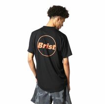 【美品】【送料最安360円】FCRB f.c real bristol エフシーレアルブリストル SOPHNET ソフ CIRCLE LOGO S/S TOP Tシャツ カットソー BLACK_画像6