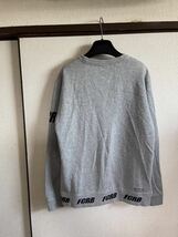 【レターパックプラス対応】 FCRB f.c real bristol エフシーレアルブリストル SOPHNET ソフネット LOGO RIBBED CREWNECK SWEAT スウェット_画像4